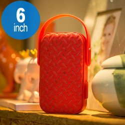 Portable Bluetooth Speaker MY220 with Microphone (Red)